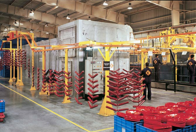 Over head chain Material handling