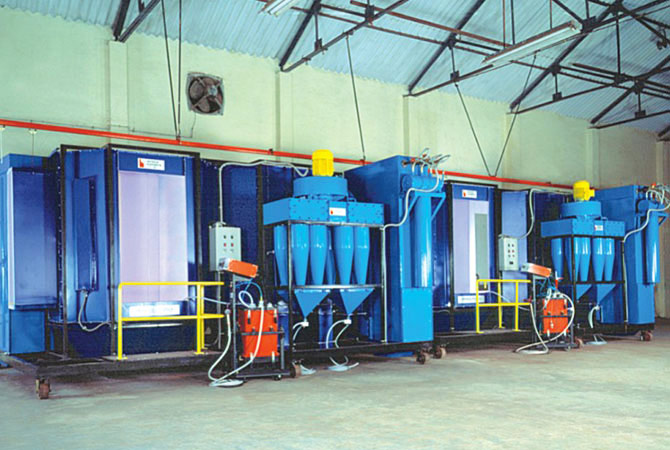 Powder Coating Plant for Furniture Components