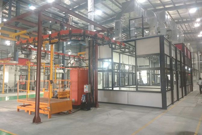 Powder Coating Plant for Heavy components